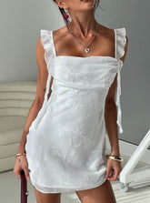 Lanai Mini Dress White Floral