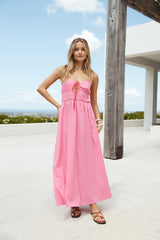 Jasmine Tea Maxi Dress Pink