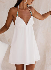 Melanea Mini Dress White