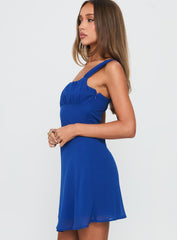 Solasta Mini Dress Cobalt