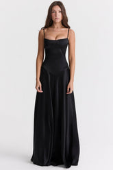 Elegant Cami Backless Maxi Party Dress