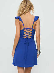 Landon Mini Dress Cobalt Blue