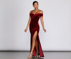 Christiana Velvet Formal Dress