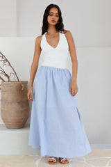 Soft Sail Maxi Dress Blue
