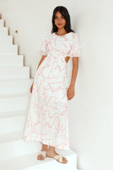 On The Move Maxi Dress Pink