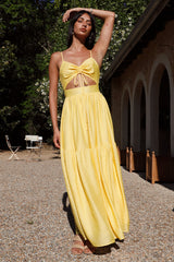 Summer Disposition Maxi Dress Yellow