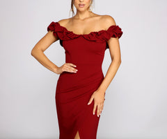 Leslie Off-The-Shoulder Mermaid Dress