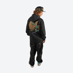 Courage Embroidered Hooded Fleece - Four Street
