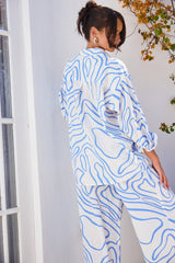 Sunlights In Capri Pants - Blue