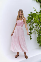 Sweet Whispers Maxi Dress Pink