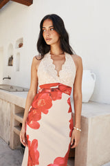 Sahara Sunset Maxi Dress Cream