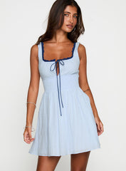 Natilda Mini Dress Blue