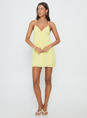 Matea Mini Dress Lemon