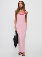 Teisha Halter Maxi Dress Pink