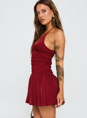 Mariachi Mini Dress Red