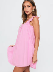 Swing Mini Dress Pink
