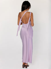 Someone Like You Tie Back Maxi Dress Purple