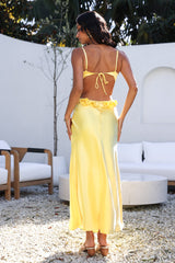 Don't Speak Maxi Dress Yellow