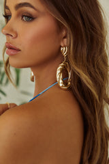 Nala Dangle Statement Earring - Gold