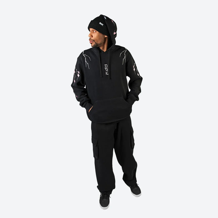 Life Embroidered Hooded Fleece - Four Street