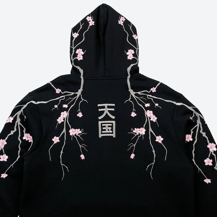Life Embroidered Hooded Fleece - Four Street