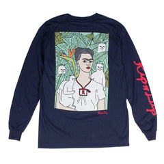 Nermal Portrait L/S (Navy) - Camiseta - Four Street